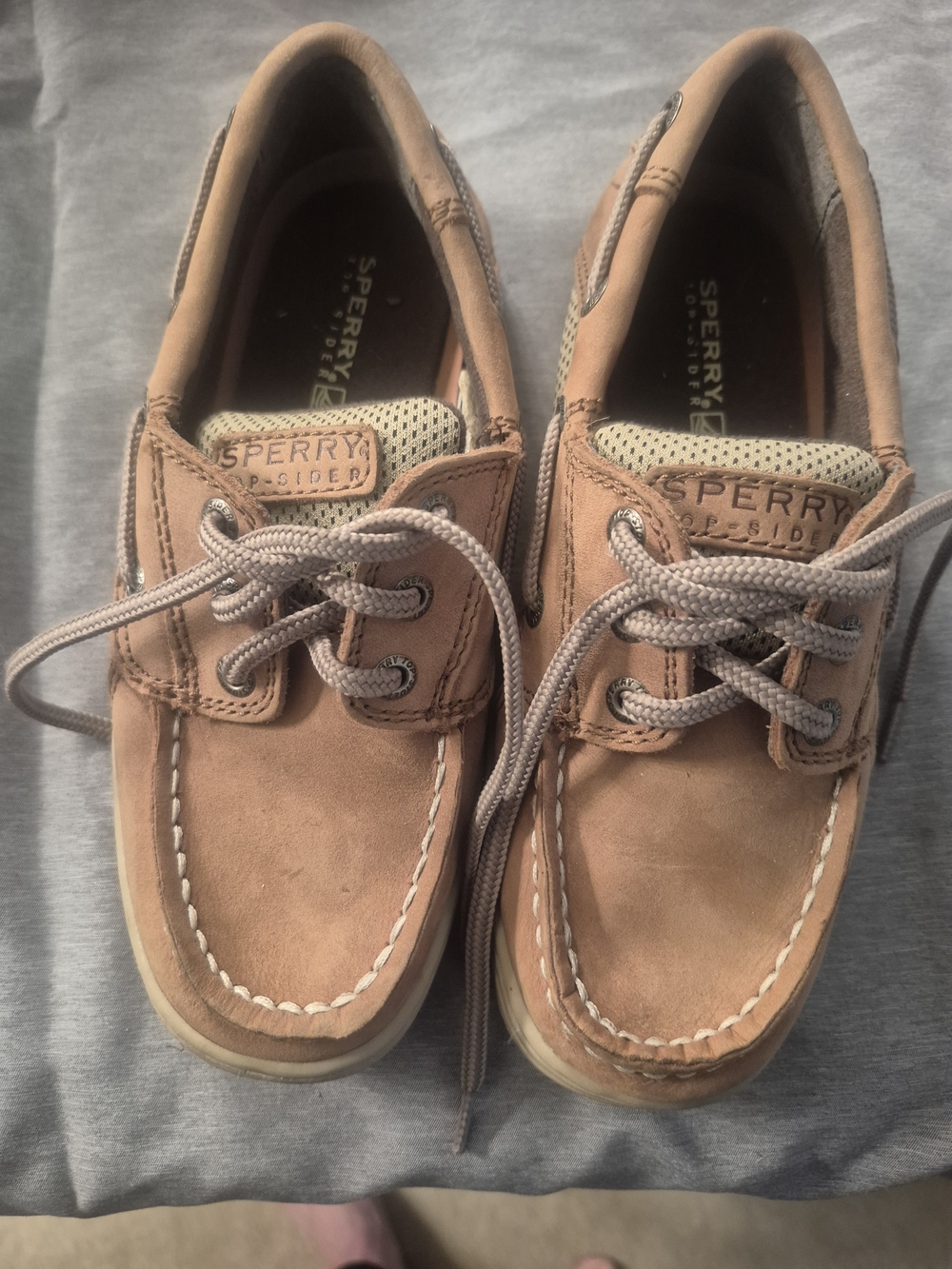 Sperry Kids Tan Boat Shoes - Classic Lace-Up